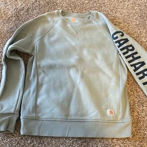 Carhartt smsll crew neck sweatshirt.